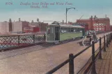 Postkarte: Omaha auf Douglas Street Bridge (1887)