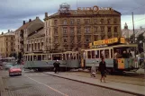 Postkarte: Oslo Straßenbahnlinie 19 mit Triebwagen 122nah Majorstuen (1962)