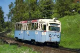 Postkarte: Oslo Straßenbahnlinie 9 mit Triebwagen 194 nahe bei Jar (1978)