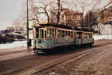 Postkarte: Oslo Triebwagen 112 auf Drammensveien (1965-1967)