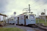 Postkarte: Oslo Triebwagen 203 am Bøler (1962)