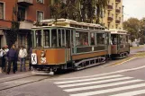 Postkarte: Oslo Veterantrikken mit Triebwagen 96 am Frogner plass (1980)