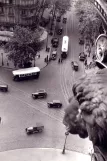 Postkarte: Paris Straßenbahnlinie 114 auf Place de la Bastille (1932)