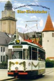 Postkarte: Plauen Stadtrundfahrten mit Museumswagen 78 auf Unterer Graben (1991)