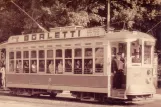 Postkarte: Porto Straßenbahnlinie 16 mit Triebwagen 267 nahe bei Rotunda da Boavista (1965)