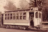 Postkarte: Porto Triebwagen 247 auf Rotunda da Boavista (1946-1949)