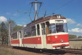 Postkarte: Potsdam Themenfahrten mit Gelenkwagen 177 nahe bei Potsdam Südost (1991)