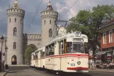 Postkarte: Potsdam Themenfahrten mit Museumswagen 109 vor Nauener Tor (1999)