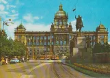 Postkarte: Prag nahe bei Národni muzeum (1966)