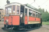 Postkarte: Prag Triebwagen 109 vor Vozovna Střešovise (1950)