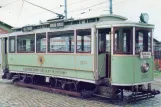 Postkarte: Prag Triebwagen 200 vor Vozovna Střešovise (1990)