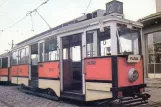 Postkarte: Prag Triebwagen 3063 vor Vozovna Střešovise (1950)