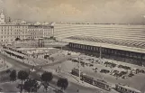 Postkarte: Rom vor Termini (1953)