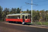 Postkarte: San Francisco E-Embarcadero Steetcar mit Triebwagen 42nah 2nd & King (1984)