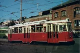 Postkarte: San Francisco Triebwagen 3557 am United Railroads Geneva Carhouse (1989)