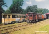 Postkarte: Skælskør Museumslinie mit Triebwagen 608 nahe bei Skælskør Station (2004)