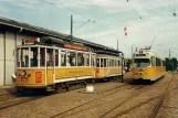 Postkarte: Skjoldenæsholm Normalspur mit Triebwagen 275 am Das Straßenbahnmuseum (2001)