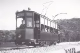 Postkarte: Sóller Straßenbahnlinie mit Triebwagen 3 nahe bei Sóller (1913)