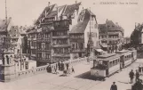 Postkarte: STRASBOURG. - Pont du Corbeau (1909)