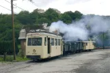 Postkarte: Thuin Museumslinie mit Triebwagen ART.300 auf RAVeL ligne 109/2 Thuin Cimetière (2006)