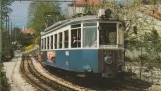 Postkarte: Trieste Standseilbahn Tram di Opicina 2 mit Triebwagen 401nah Via di Romagna (1971)
