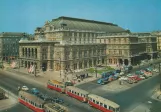 Postkarte: Wien draußen Oper (Kärntner Ring) (1963)