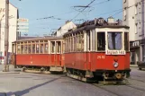 Postkarte: Wien Straßenbahnlinie 217 mit Triebwagen 2510nah Floridsdorf S+U (1967)