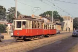 Postkarte: Wien Straßenbahnlinie 317 mit Triebwagen 2523nah Carminweg (1959)