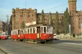 Postkarte: Wien Zusätzliche Linie 231 mit Triebwagen 4004 auf Augartenbrücke (1969)