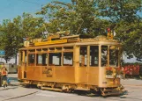 Postkarte: Zürich Straßenbahnlinie 6 mit Triebwagen 1018 am Gessnerallee (1990)