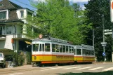 Postkarte: Zürich Straßenbahnlinie 6 mit Triebwagen 1389 auf Toblerplatz (1987)