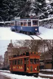 Postkarte: Zürich Triebwagen 1330 am Zoo (1990)