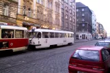 Prag Straßenbahnlinie 1 mit Triebwagen 7283 auf Milady Horákové (2005)