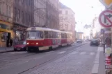 Prag Straßenbahnlinie 26 mit Triebwagen 7048 auf Milady Horákové (2005)