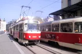 Prag Straßenbahnlinie 3 mit Triebwagen 8360 am Masarykovo nádraží (2005)