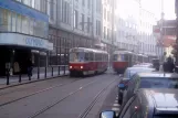 Prag Straßenbahnlinie 6 mit Triebwagen 8306 auf Spálená (2005)