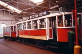 Prag Triebwagen 297 im Muzeum Městské Hromadné Dopravy (2001)