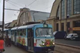 Riga Straßenbahnlinie 8 mit Triebwagen 5-2081 nahe bei Centrāltirgus (2005)