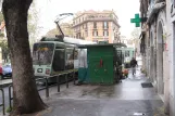 Rom Straßenbahnlinie 19 mit Niederflurgelenkwagen 9018 auf Via Gioachino Rossini (2010)