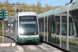 Rom Straßenbahnlinie 8 mit Niederflurgelenkwagen 9201nah Belli (2010)