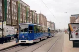 Rostock Straßenbahnlinie 1 mit Triebwagen 707 am Lange Straße (2006)