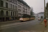 Rostock Straßenbahnlinie 12  auf Friedrich-Engels-Platz (1987)