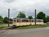 Rostock Triebwagen 46 am Campus Südstadt Mensa (2010)