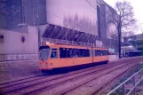 Rotterdam Straßenbahnlinie 2 mit Gelenkwagen 725nah Maashaven (1987)