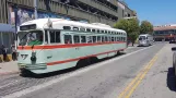 San Francisco F-Market & Wharves am Jones St & Beach St (2021)