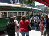 San Francisco F-Market & Wharves mit Triebwagen 1062 am Jefferson & Taylor (2009)