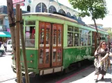 San Francisco F-Market & Wharves mit Triebwagen 1818nah Jefferson & Taylor (2009)