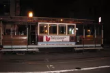 San Francisco Kabelstraßenbahn California mit Kabelstraßenbahn 49 am California & Drumm (2010)