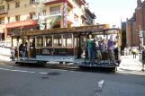 San Francisco Kabelstraßenbahn California mit Kabelstraßenbahn 50nah California & Grant (2010)