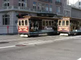 San Francisco Kabelstraßenbahn California mit Kabelstraßenbahn 52 am California & Van Ness (2009)